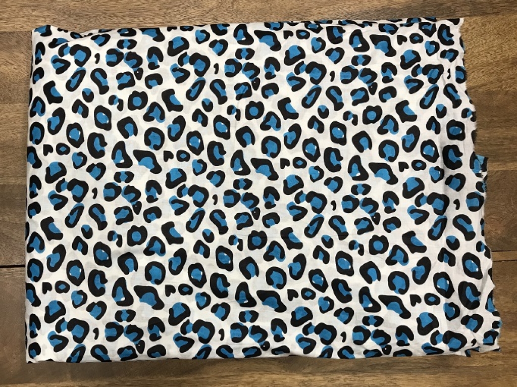 Leopard Tiger Print Cotton Fabric Sewing Fabric for Dress Making Quilting Fabric