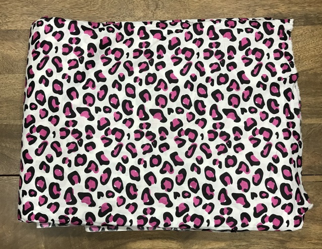 Leopard Tiger Print Cotton Fabric Sewing Fabric for Dress Making Quilting Fabric