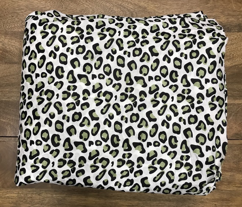 Leopard Tiger Print Cotton Fabric Sewing Fabric for Dress Making Quilting Fabric