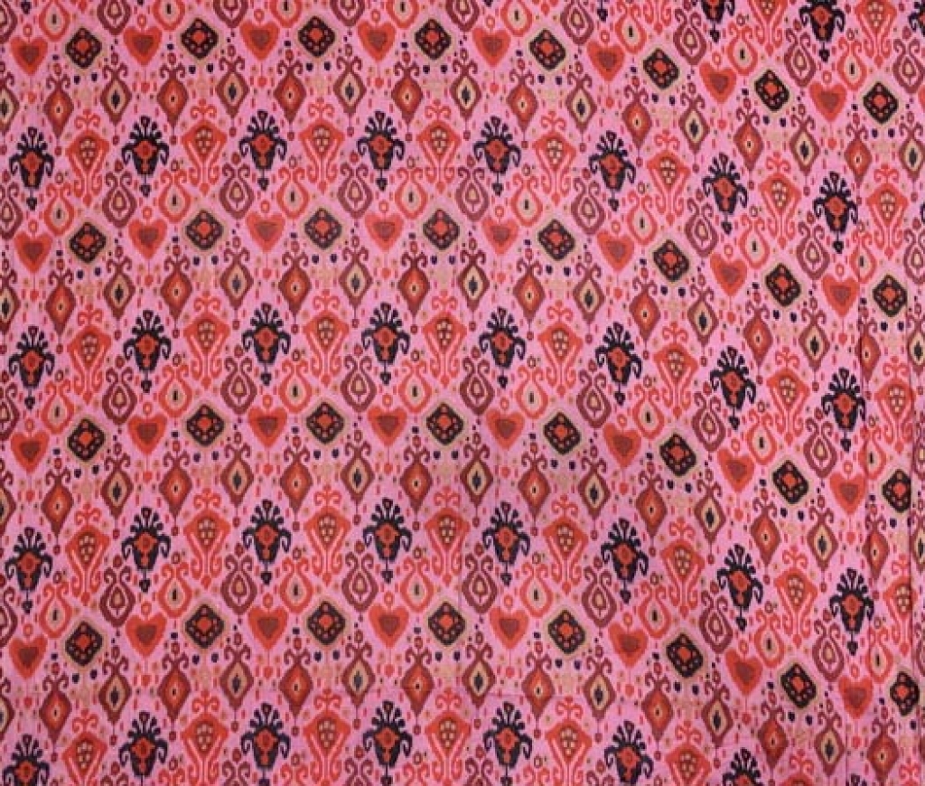 Ikat Print  Cotton Fabric Sewing Fabric for Dress Making Quilting Fabric