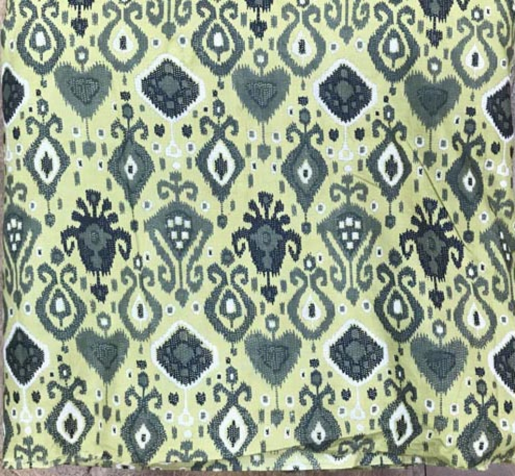 Ikat Print  Cotton Fabric Sewing Fabric for Dress Making Quilting Fabric