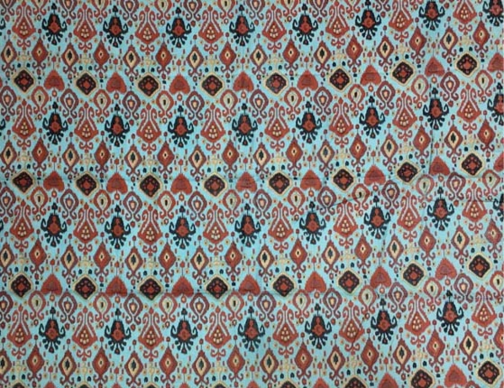 Ikat Print  Cotton Fabric Sewing Fabric for Dress Making Quilting Fabric