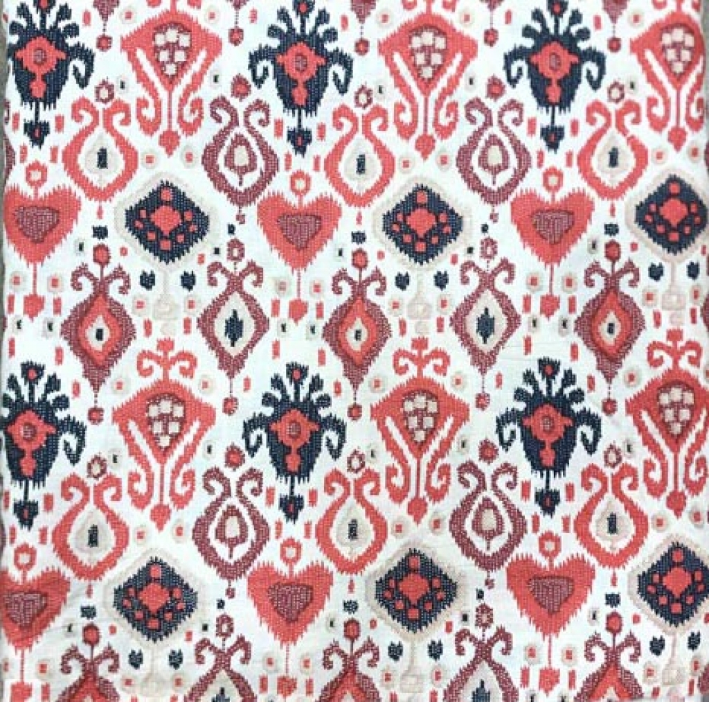 Ikat Print  Cotton Fabric Sewing Fabric for Dress Making Quilting Fabric