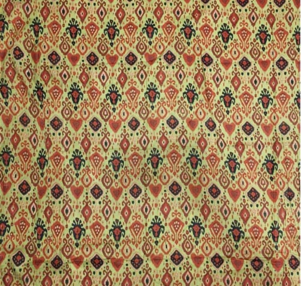 Ikat Print  Cotton Fabric Sewing Fabric for Dress Making Quilting Fabric