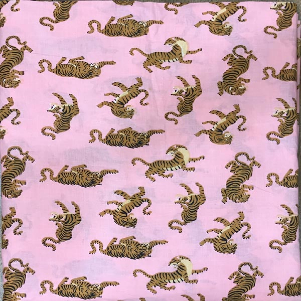 Latest New Tiger Print Cotton Fabric Sewing Fabric for Dress Making Quilting Fabric