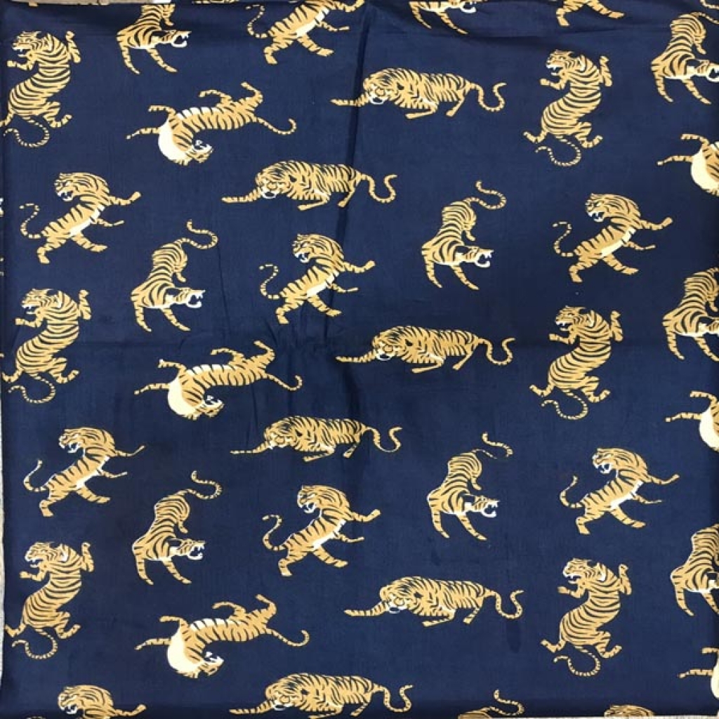 Latest New Tiger Print Cotton Fabric Sewing Fabric for Dress Making Quilting Fabric