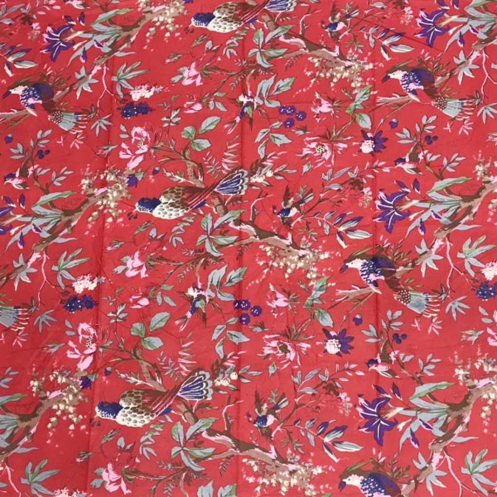 New Sparrow Birds Print Cotton Fabric Sewing Fabric for Dress Making Quilting Fabric