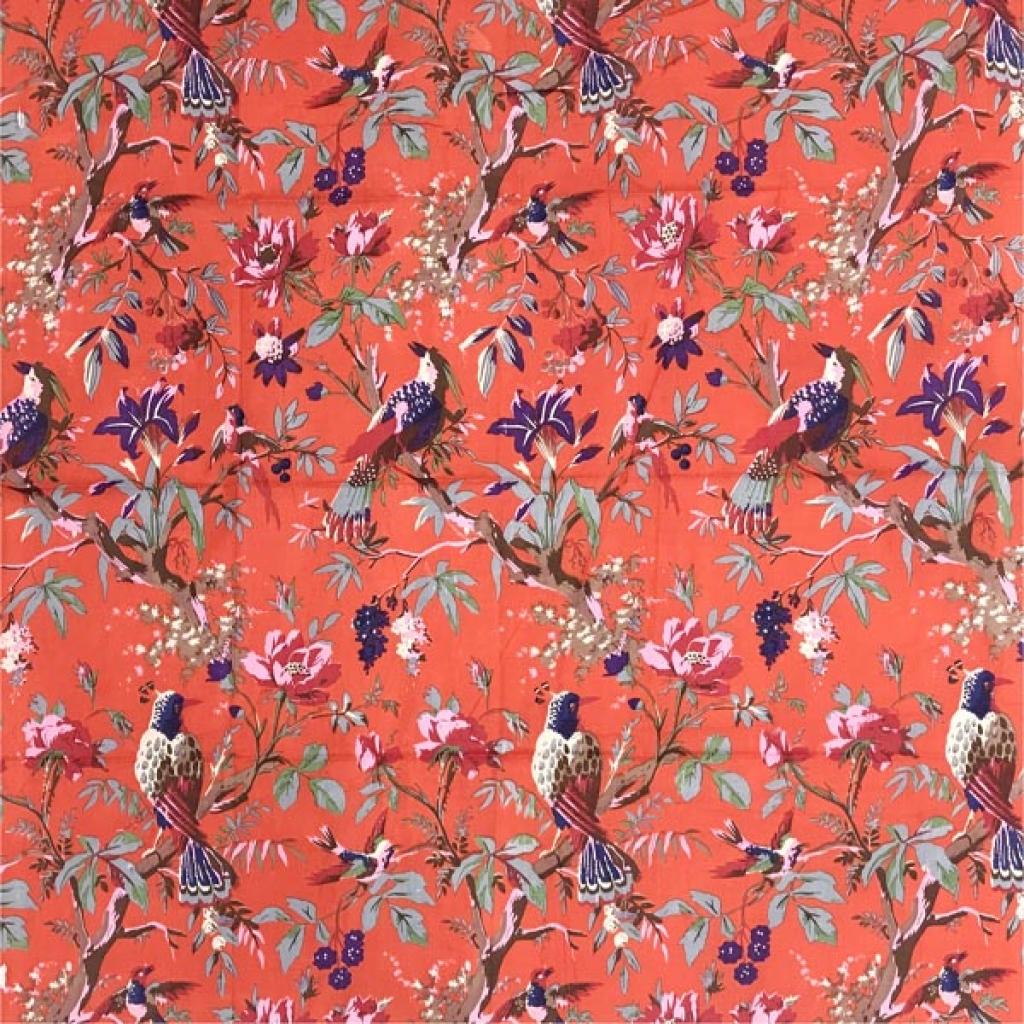 New Sparrow Birds Print Cotton Fabric Sewing Fabric for Dress Making Quilting Fabric