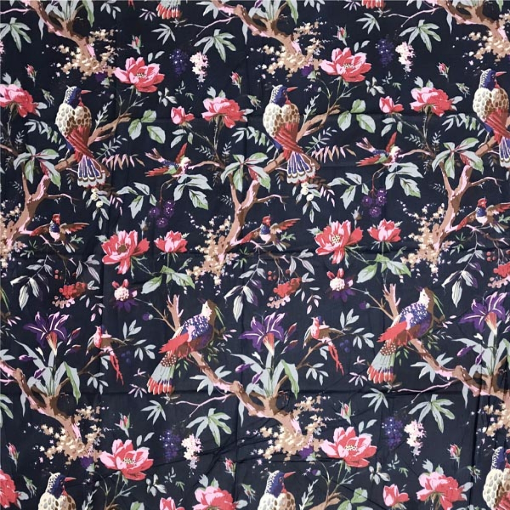 New Sparrow Birds Print Cotton Fabric Sewing Fabric for Dress Making Quilting Fabric