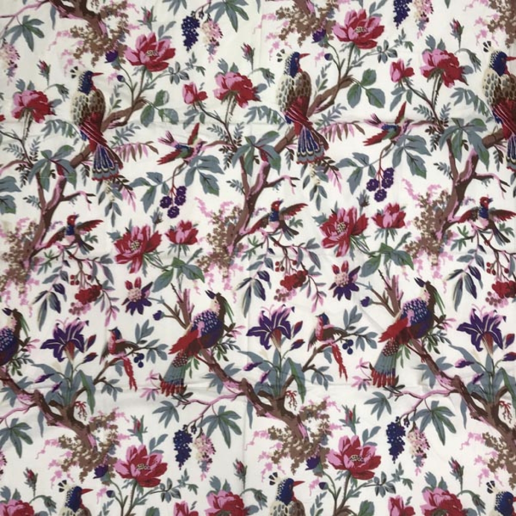 New Sparrow Birds Print Cotton Fabric Sewing Fabric for Dress Making Quilting Fabric