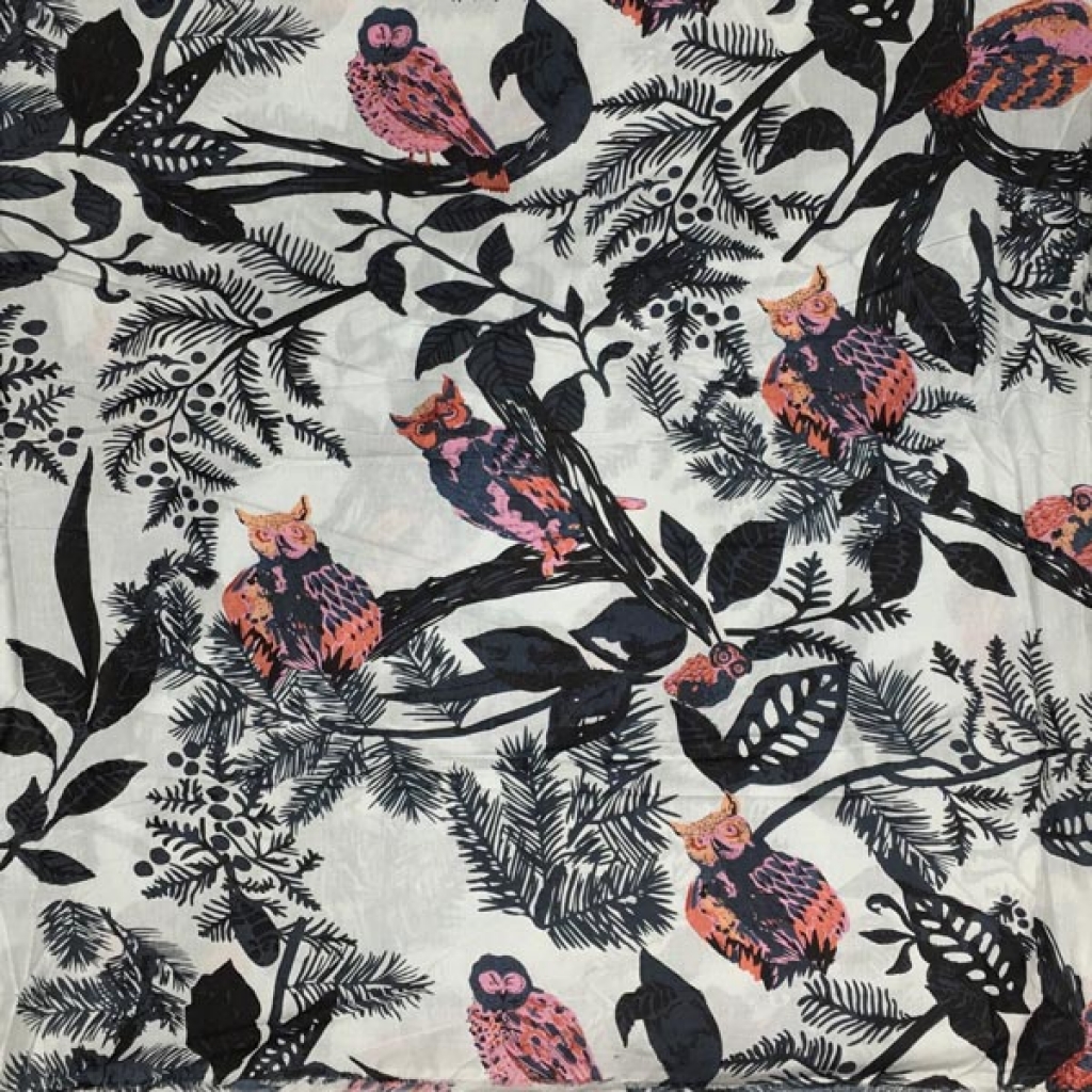 Owl Birds New Print Cotton Fabric Sewing Fabric for Dress Making Quilting Fabric