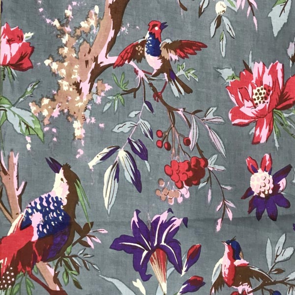 Latest Sparrow Birds Print Cotton Fabric Sewing Fabric for Dress Making Quilting Fabric