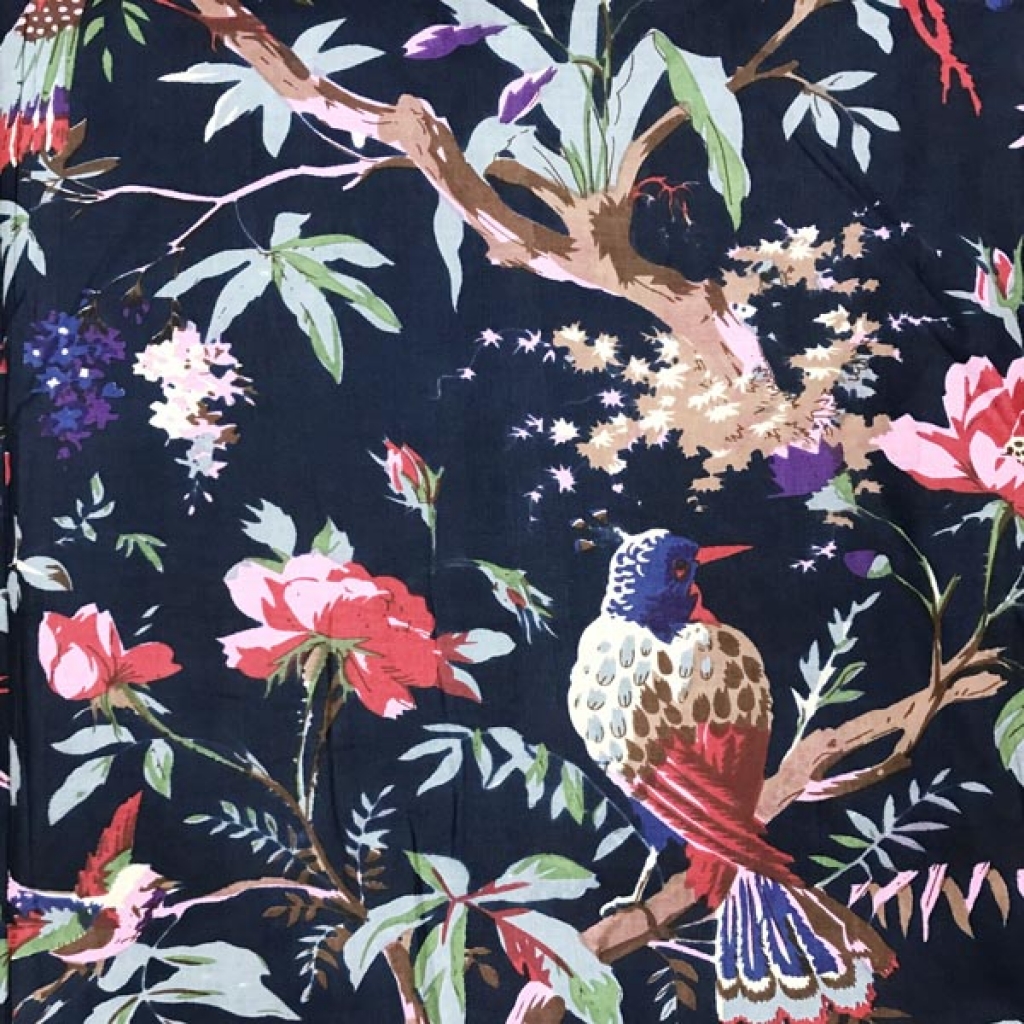 Latest Sparrow Birds Print Cotton Fabric Sewing Fabric for Dress Making Quilting Fabric