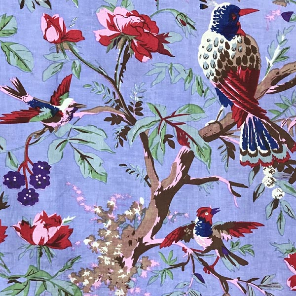 Latest Sparrow Birds Print Cotton Fabric Sewing Fabric for Dress Making Quilting Fabric