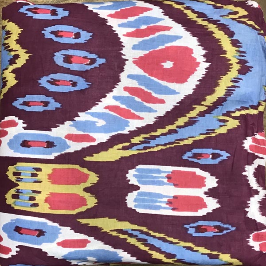 New Latest Ikat Print Cotton Fabric Sewing Fabric for Dress Making Quilting Fabric