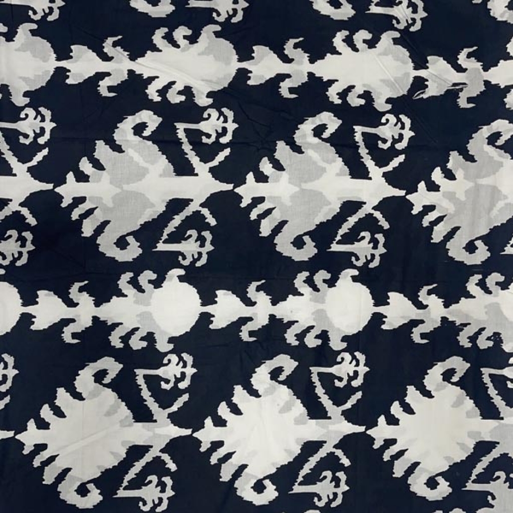 Latest  Ikat Print Cotton Fabric Sewing Fabric for Dress Making Quilting Fabric