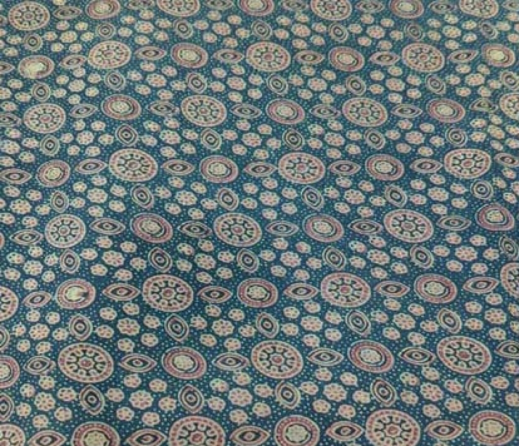 New Ajrakh Print Cotton Fabric Sewing Fabric for Dress Making Quilting Fabric