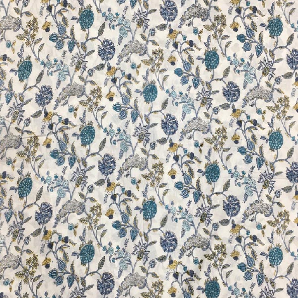 Small Floral Print Cotton Fabric Sewing Fabric for Dress Making Quilting Fabric