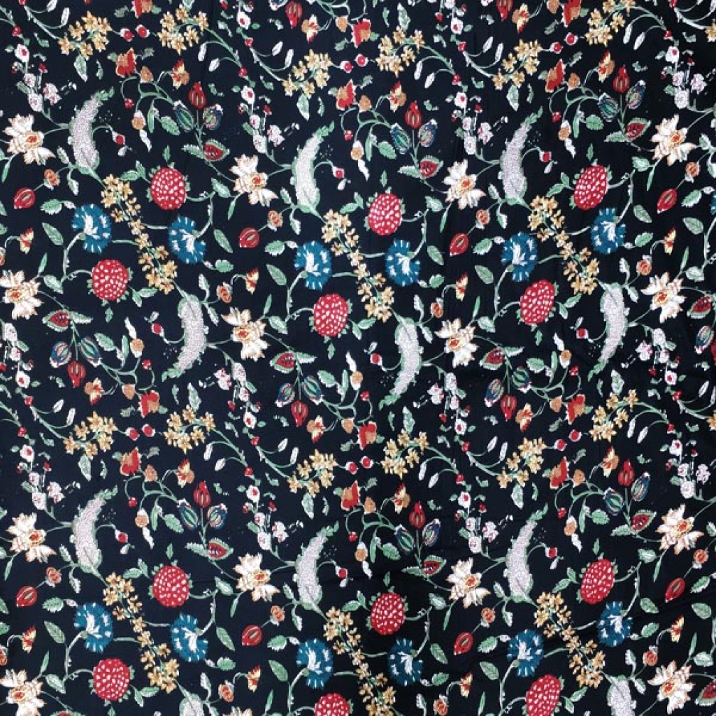 Small Floral Print Cotton Fabric Sewing Fabric for Dress Making Quilting Fabric