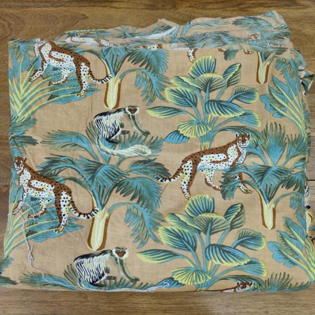 New Jungle Print Cotton Fabric Sewing Fabric for Dress Making Quilting Fabric