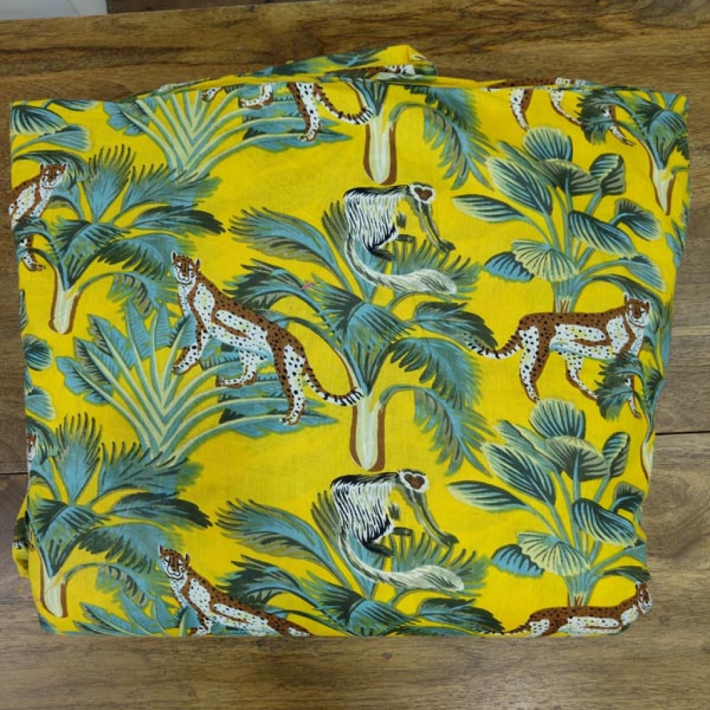 New Jungle Print Cotton Fabric Sewing Fabric for Dress Making Quilting Fabric