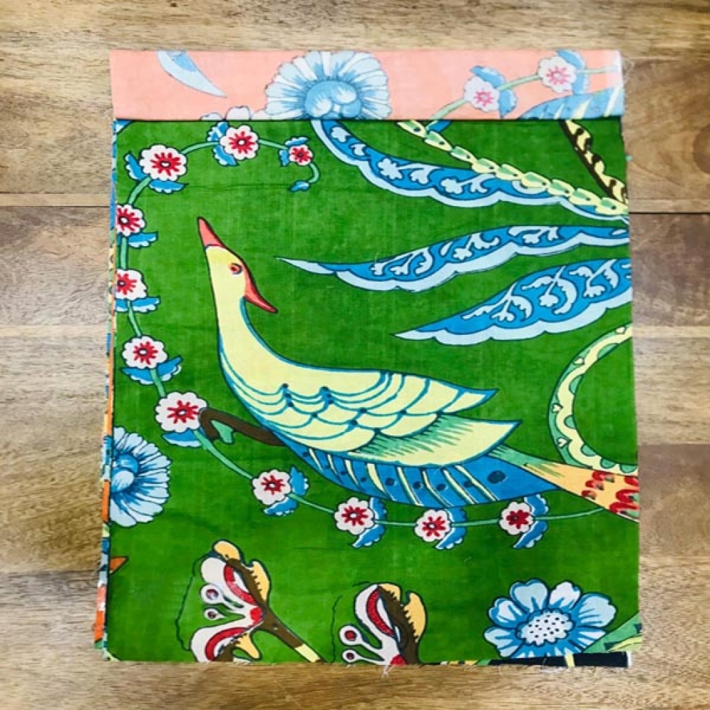 Peacock And Parrot Print Cotton Fabric Sewing Fabric for Dress Making Quilting Fabric