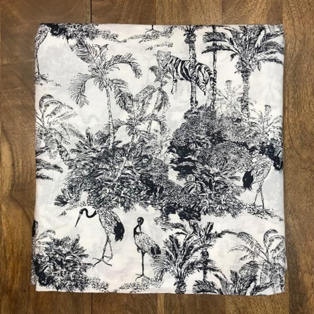 New Latest Jungle Print Cotton Fabric Sewing Fabric for Dress Making Quilting Fabric