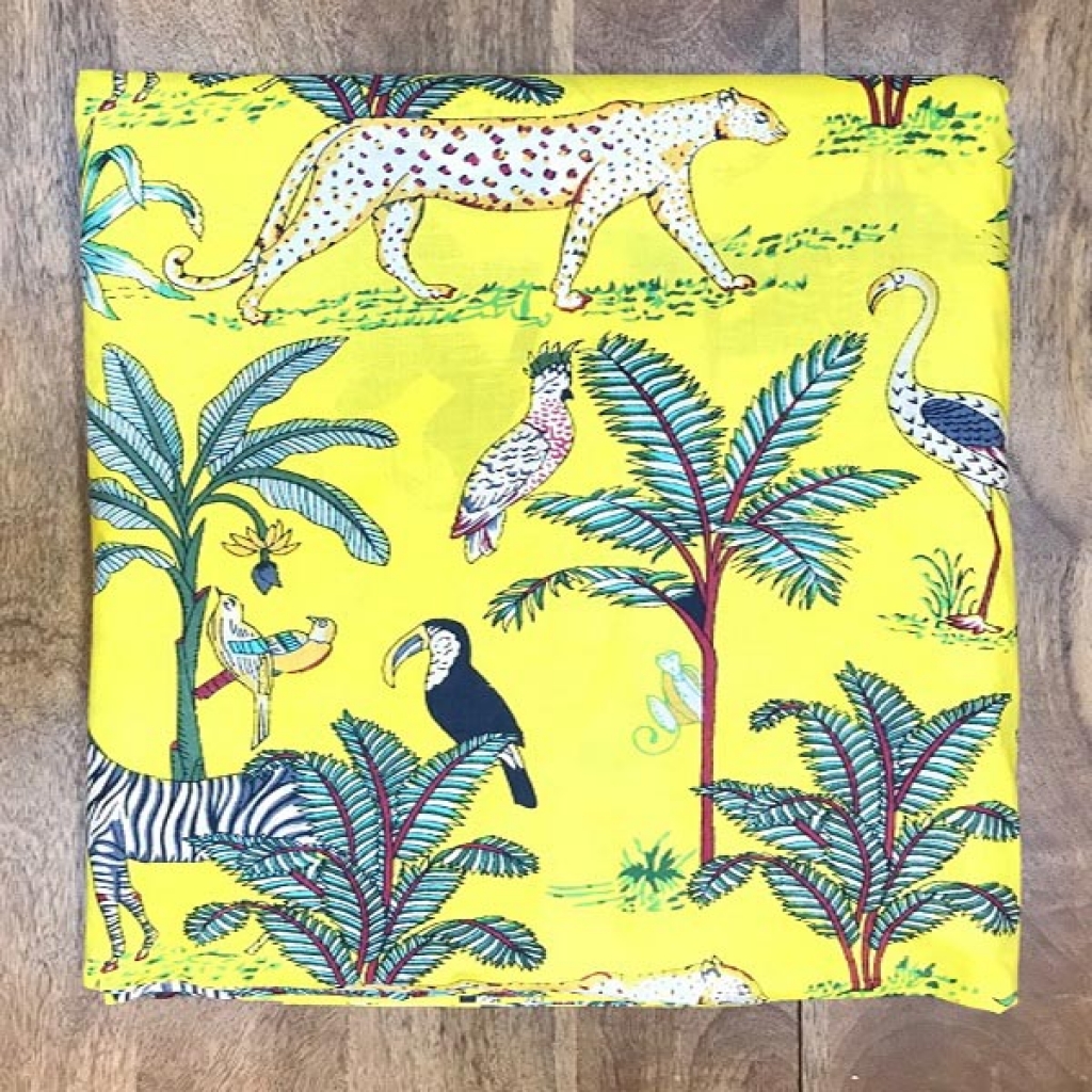 Jungle Print Cotton Fabric Sewing Fabric for Dress Making Quilting Fabric