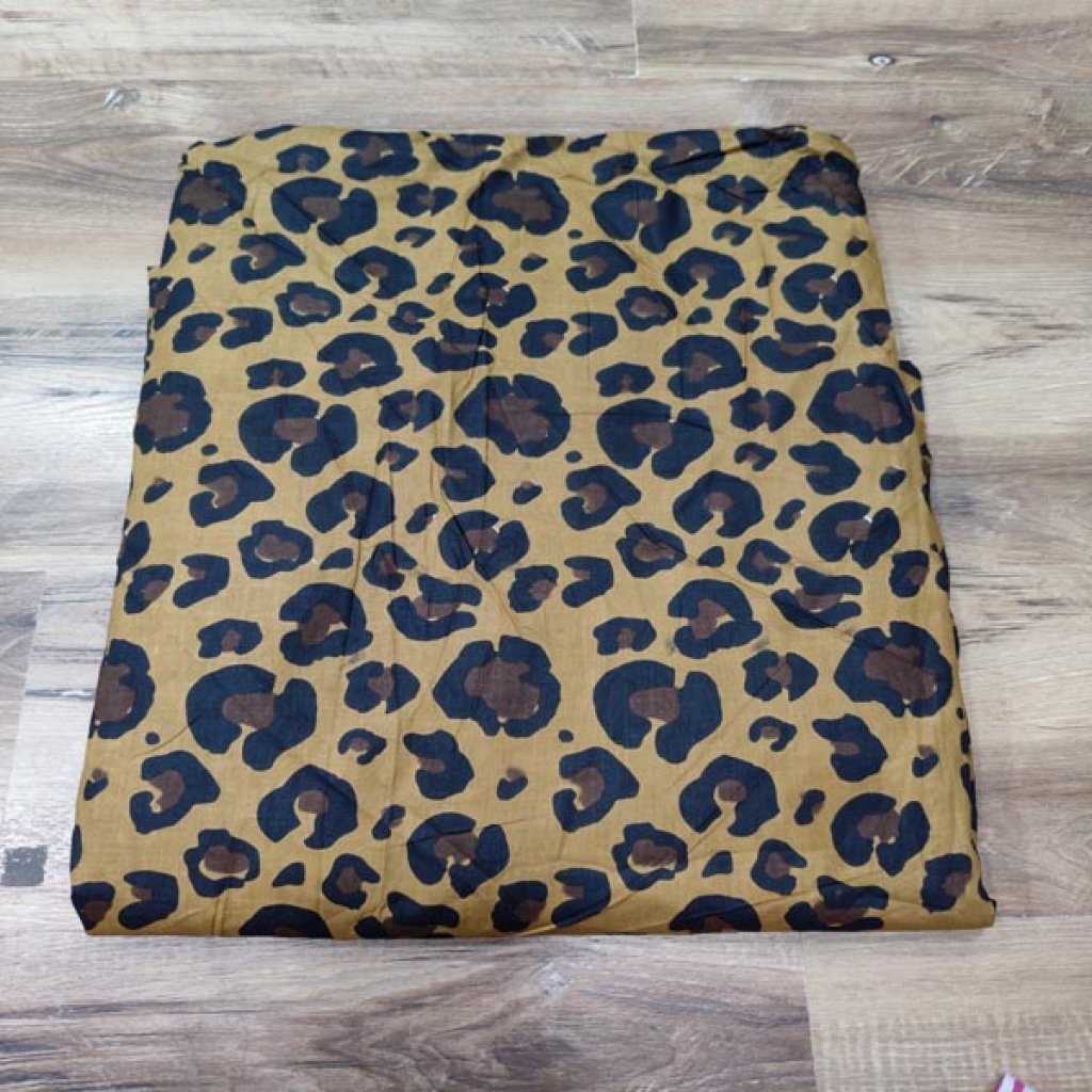 New Arrivel Beautifull Color Leopard Tiger Print Cotton Fabric Sewing Fabric for Dress Making Quilting Fabric