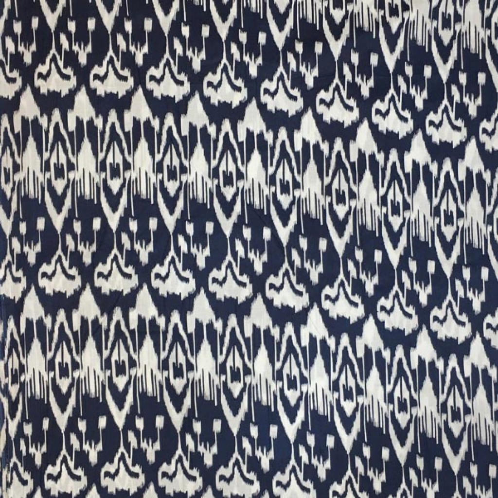 Ikat Print Cotton Fabric Sewing Fabric for Dress Making Quilting Fabric