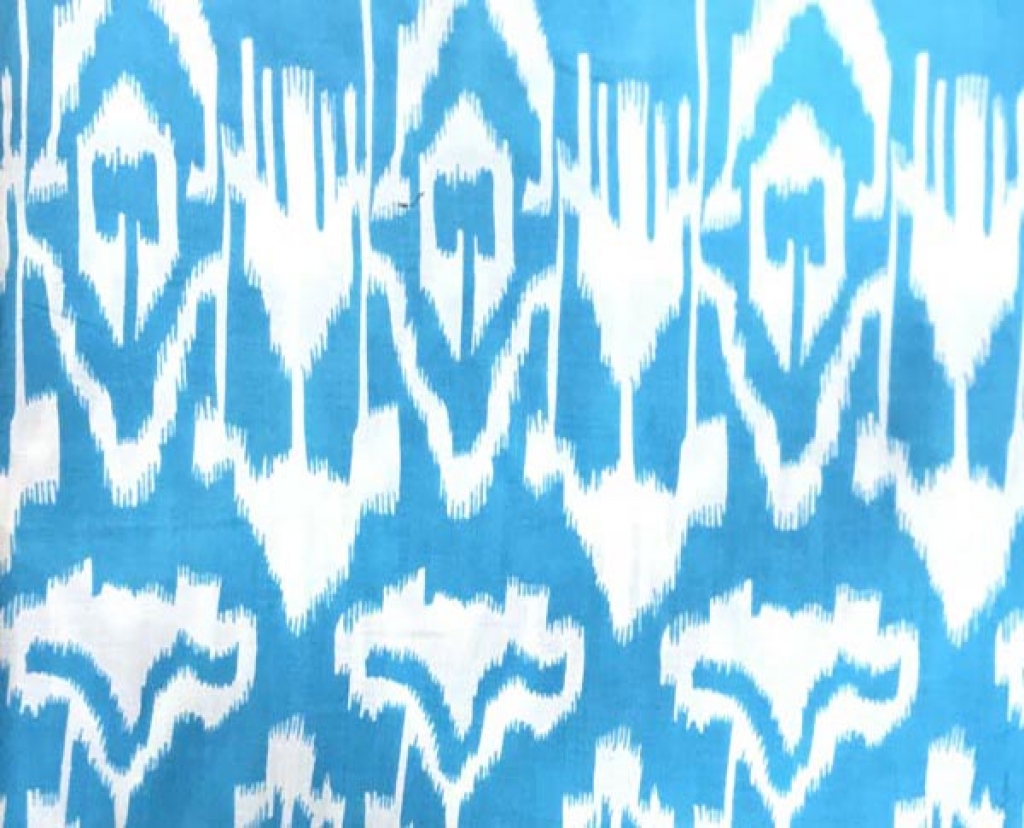 Ikat Print Cotton Fabric Sewing Fabric for Dress Making Quilting Fabric