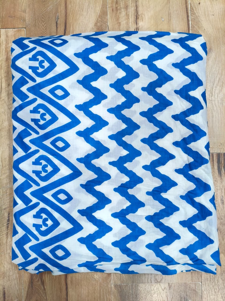 Cotton Screen Printed 60's Fabric