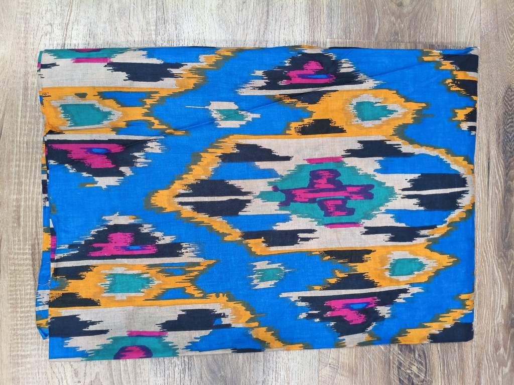 Screen print cotton fabric